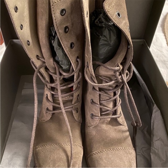 ALL SAINTS Lace-Up Military Boots - Picture 3 of 4